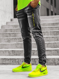 Штани чоловічі джоггери Чорно-Зеленi OZONEE JS/KK1102-2