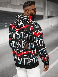 Толстовка чоловіча чорна OZONEE JS/8B1233/3