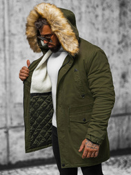 Куртка зимова чоловіча xакi OZONEE JD/392Z