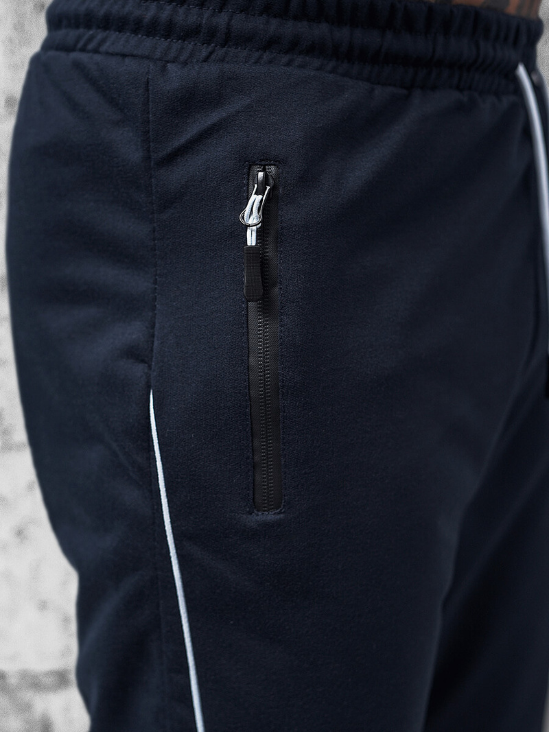 Spodnie dresowe męskie granatowe OZONEE JS/8K193