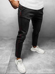 Spodnie męskie czarne OZONEE B/7154Z