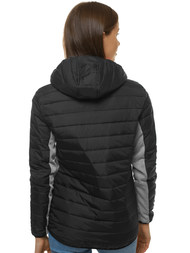 Kurtka damska czarno-szara OZONEE JS/KSW4006