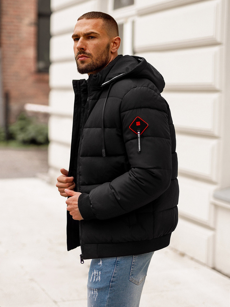 Куртка зимова чоловіча чорна OZONEE JS/31M5031/392Z