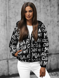 Kurtka damska dwustronna czarna OZONEE O/H953Z