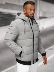 Kurtka męska pikowana szara OZONEE JS/31M5006Z