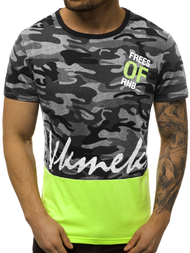 T-Shirt męski grafitowy OZONEE JS/SS10978