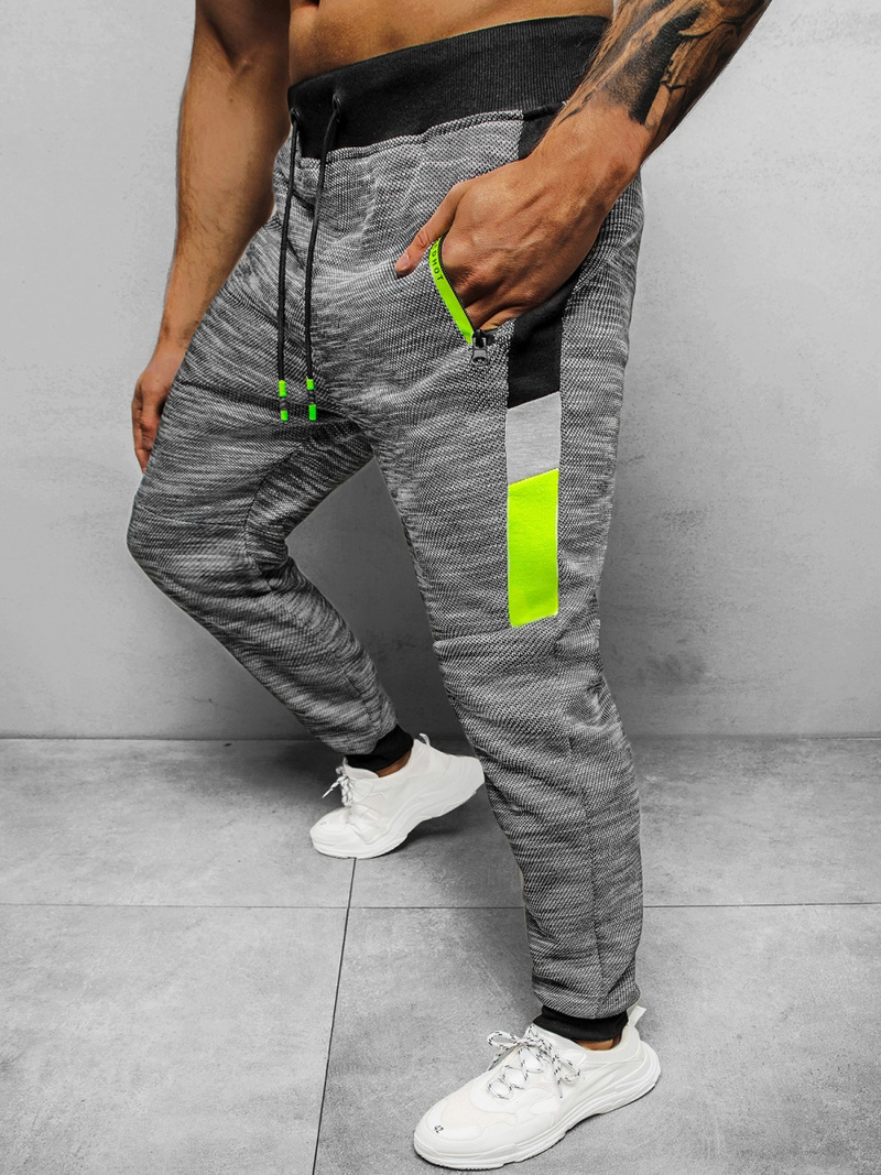 Spodnie dresowe męskie grafitowe OZONEE JS/K60016Z