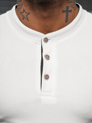 T-shirt męski biały OZONEE O/M011