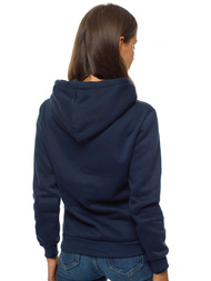Bluza z kapturem damska granatowa OZONEE JS/B26016