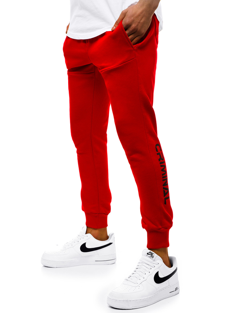 Штани спортивні чоловічі Червонi G/11129