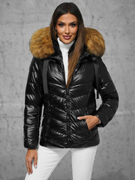 Куртка жіноча Чорно-Коричнева OZONEE JS/5M3138/392B