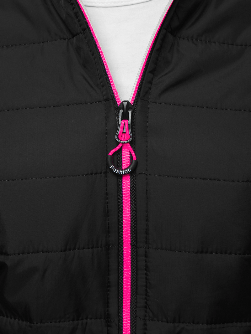 Kurtka damska czarna OZONEE JS/KSW4001