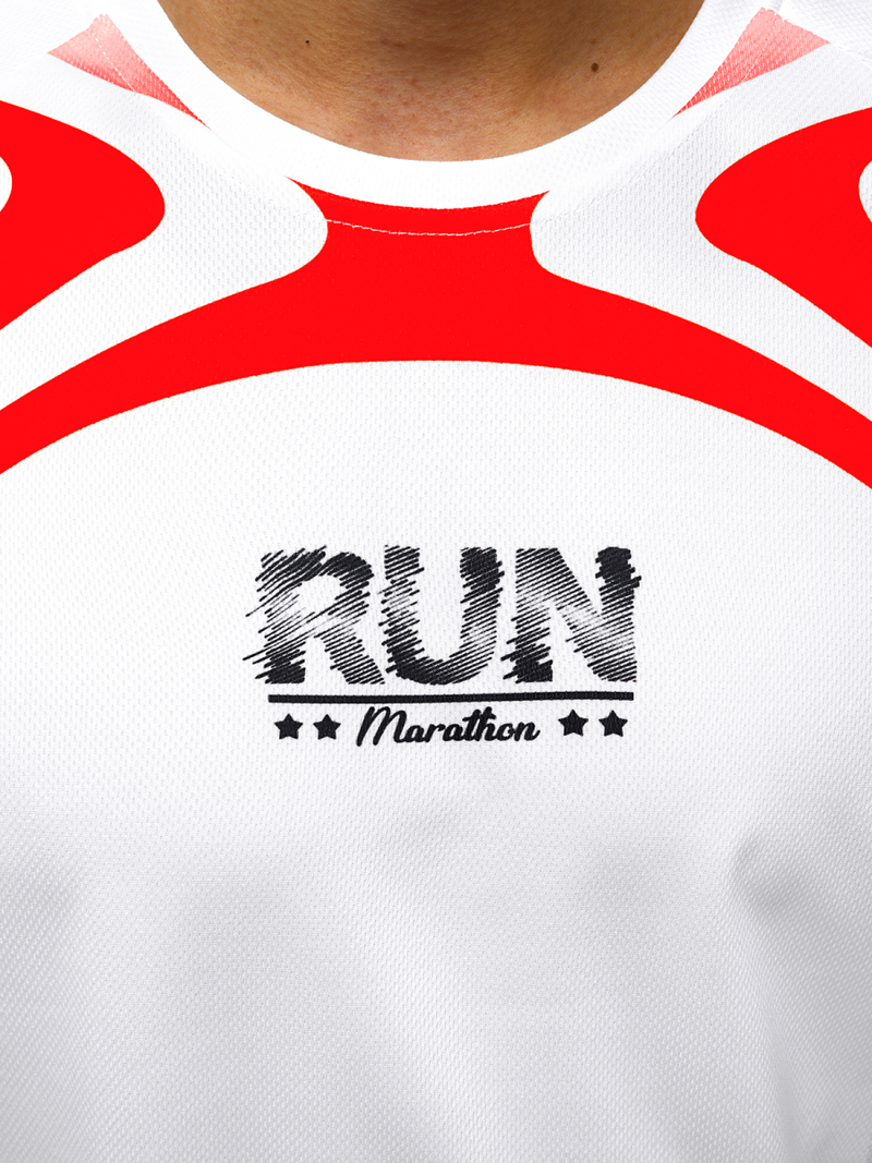 T-Shirt męski biały OZONEE JS/KS2062