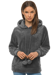 Жіноча Толстовка Темно-Сiра OZONEE JS/HH033/2