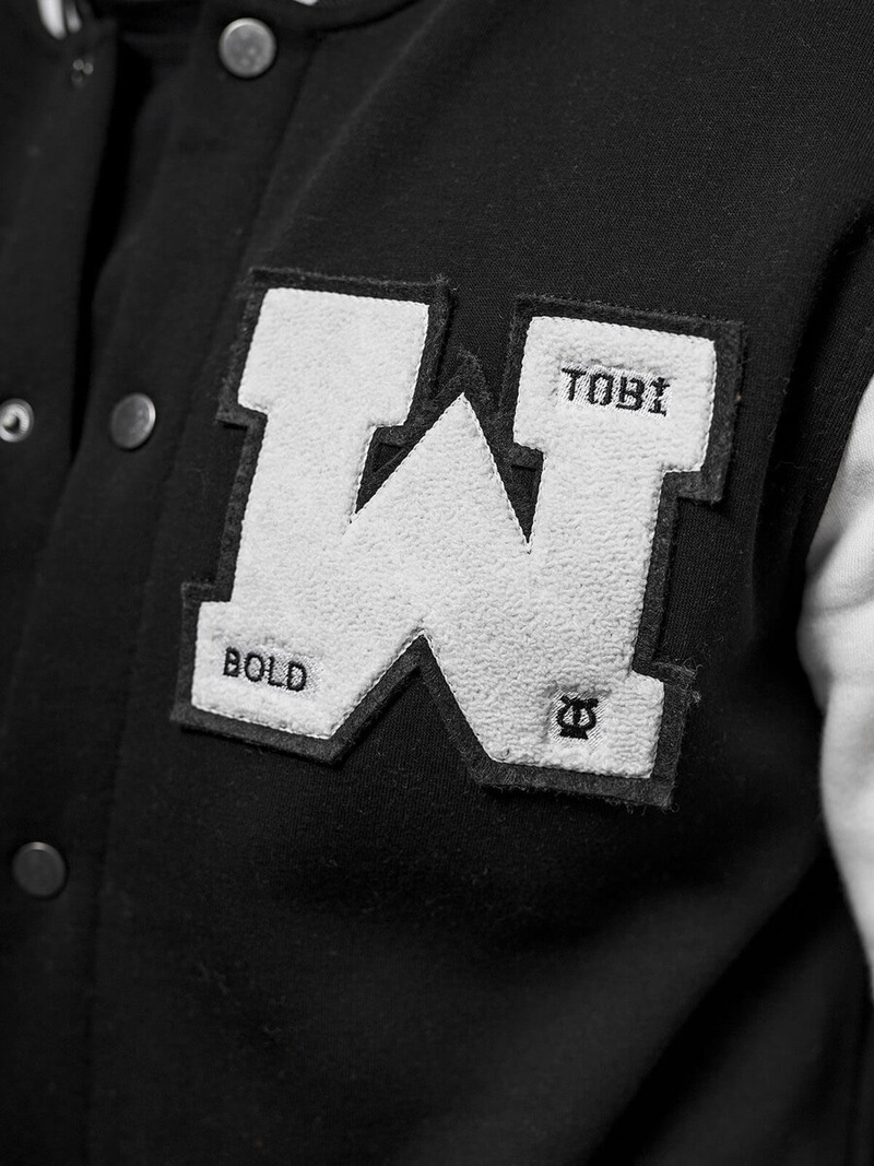 Толстовка чоловіча чорна OZONEE O/TB9127