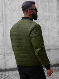 Kurtka bomberka męska zielona OZONEE JS/MY02Z