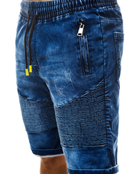 Spodenki męskie jeansowe niebieskie OZONEE RF/HY327/2