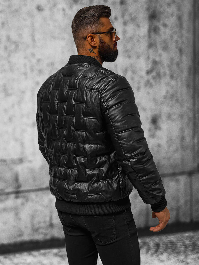 Куртка чоловіча чорна OZONEE O/11Z8099