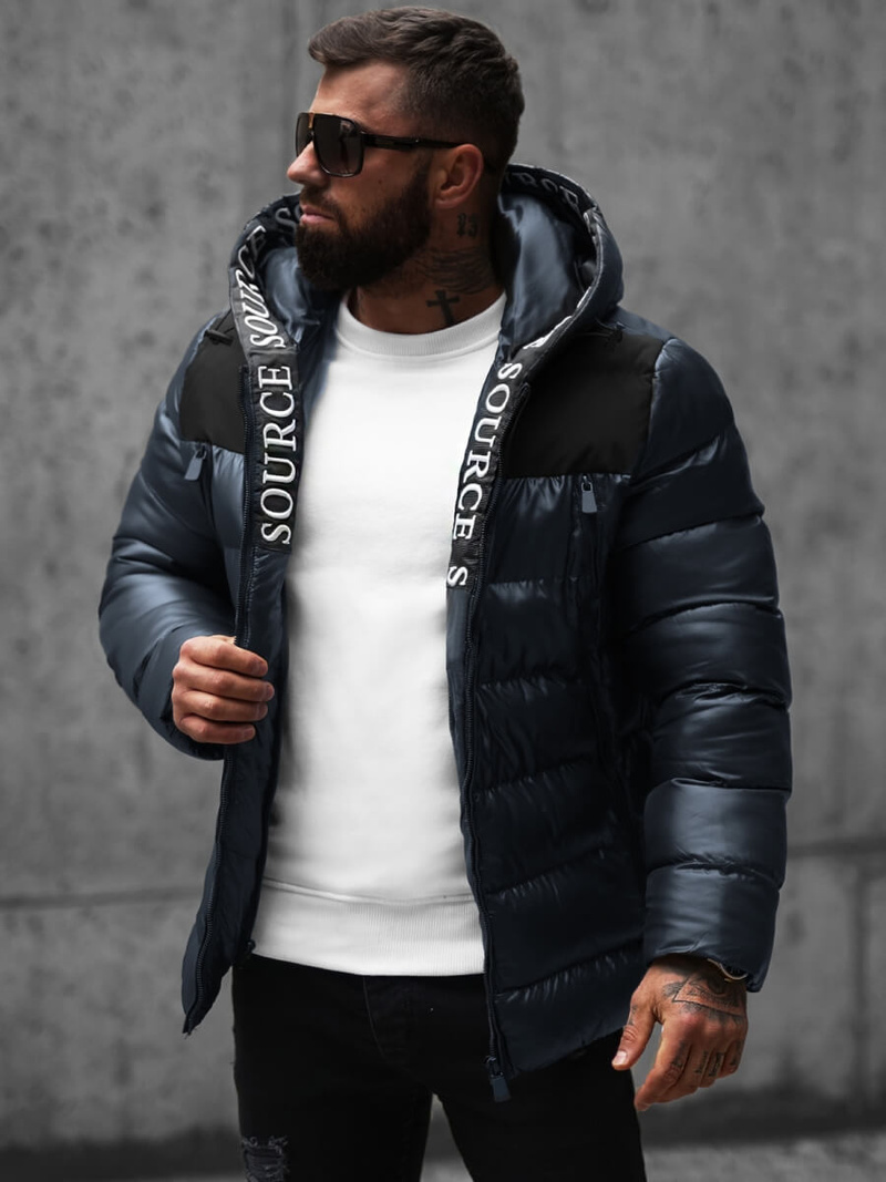 Куртка чоловіча Темно-Синя OZONEE JS/M8110/215