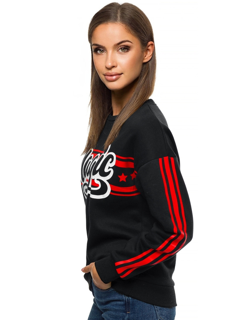 Bluza damska czarna OZONEE JS/B26001