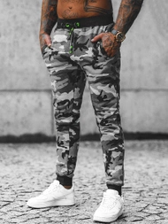 Spodnie dresowe męskie szare OZONEE JS/KZ15Z