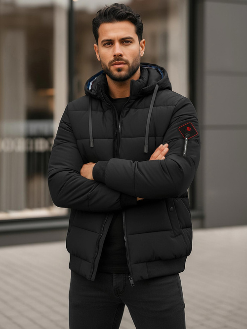 Куртка зимова чоловіча чорна OZONEE JS/31M5031/392Z