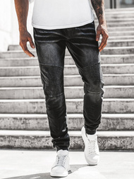 Spodnie męskie jogger czarne OZONEE JS/KK1023