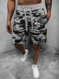 Spodenki dresowe męskie szare OZONEE JS/K10039