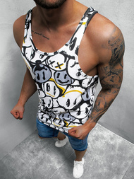 Майка чоловіча Бiло-Чорний OZONEE O/BL106