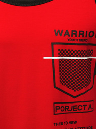 Футболка чоловіча Червона OZONEE JS/SS11076