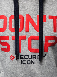 Bluza z kapturem męska szara OZONEE JS/Y10052