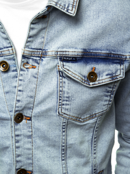 Kurtka męska jeans jasno-niebieska OZONEE BN/6080