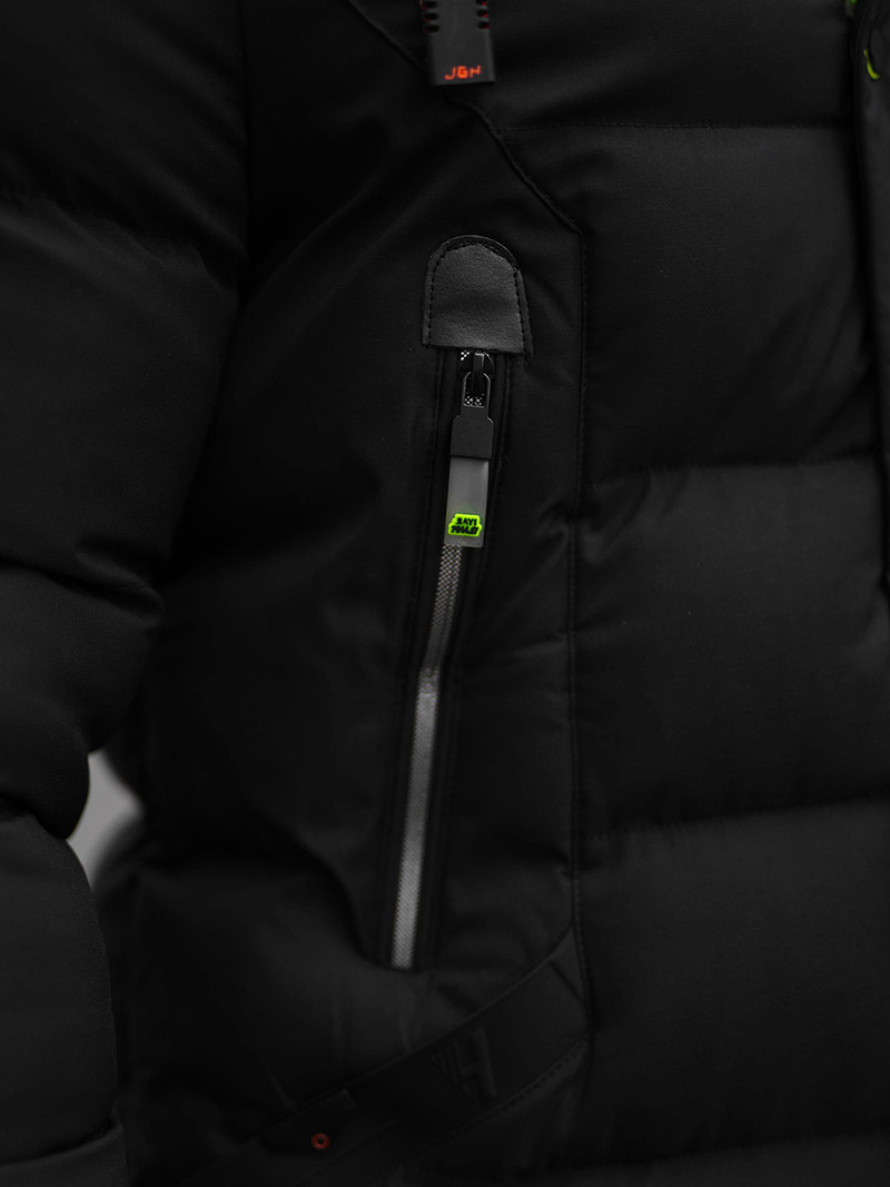 Куртка зимова чоловіча Чорна OZONEE JS/22M61/392