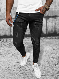 Чоловічі джинси Чорнi OZONEE DR/TF245