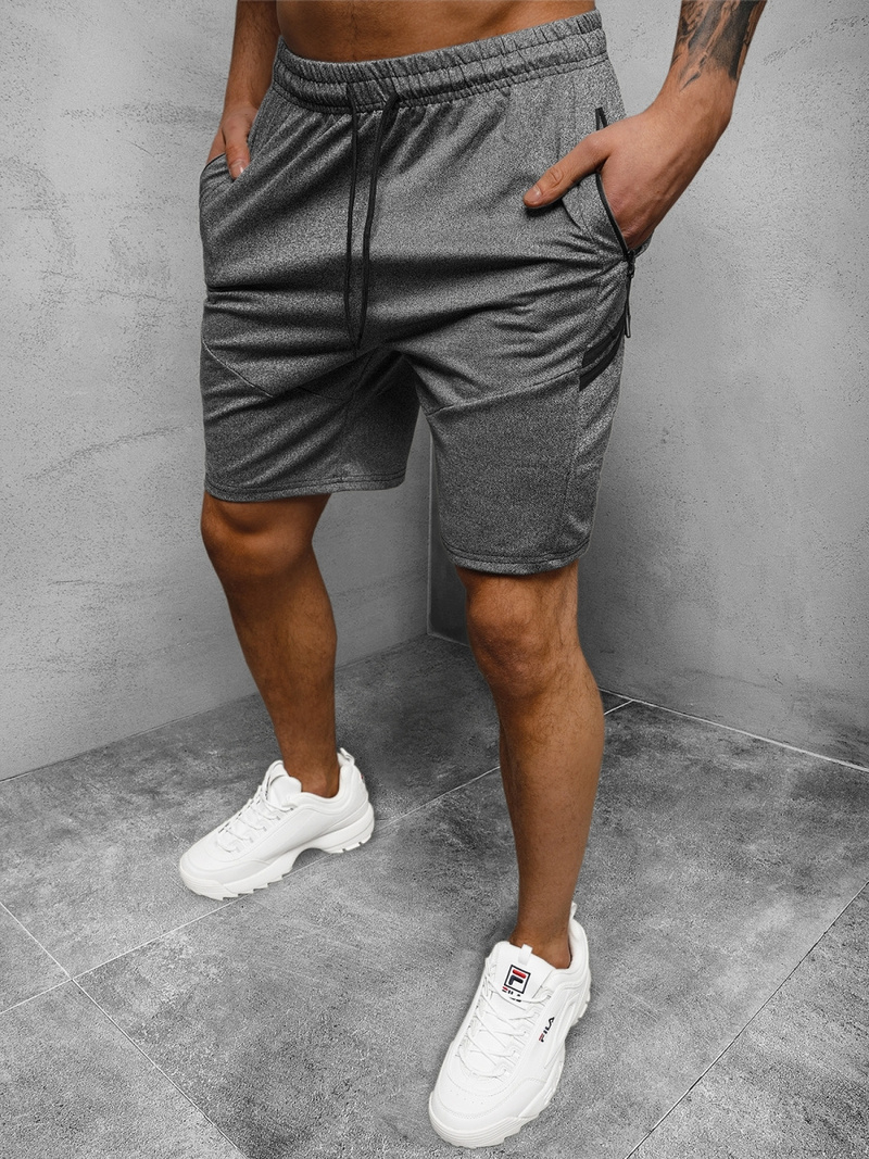 Шорти чоловічі графіт OZONEE JS/68041/5