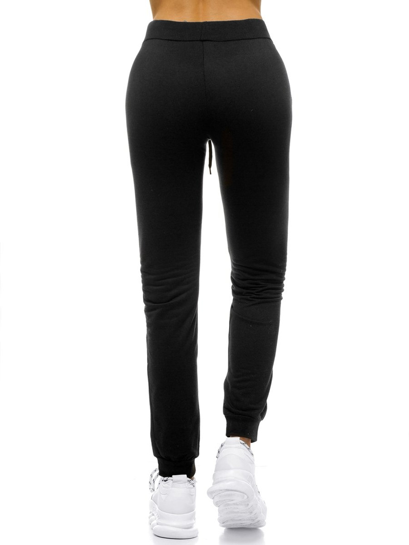 Spodnie dresowe damskie czarne OZONEE O/9927