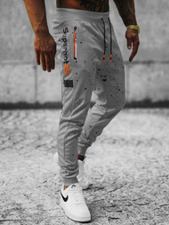 Spodnie dresowe męskie szare OZONEE JS/K10233Z