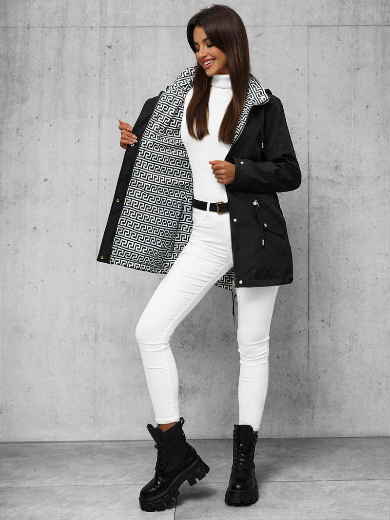 Куртка жіноча Чорна OZONEE JS/16M9068/392Z