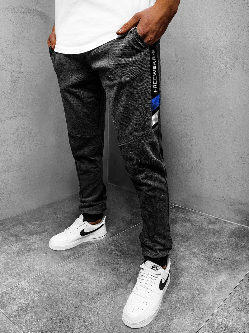 Штани спортивні чоловічі графіт OZONEE JS/AM90Z