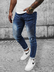 Spodnie jeansowe męskie niebieskie OZONEE NB/MP0028BZ