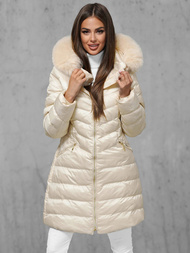 Куртка жіноча екрю OZONEE JS/5M3162/254