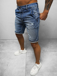Spodenki męskie jeansowe niebieskie OZONEE NB/MP0042B