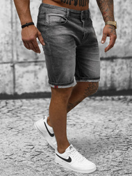 Шорти джинові чоловічі Графітові OZONEE NB/MP0264GS