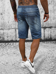 Spodenki męskie jeansowe ciemno-niebieskie OZONEE NB/MP0276BS