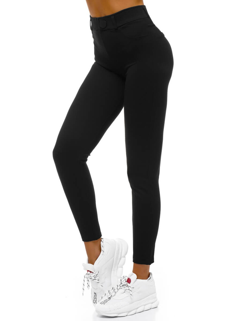 Legginsy damskie czarne OZONEE JS/1039/C1