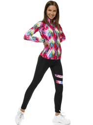 Komplet sportowy trzyczęściowy damski kolorowy OZONEE O/MS010
