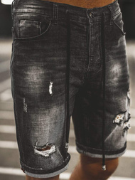 Чоловічі джинсові шорти Графітові OZONEE NB/MP0035BCZ