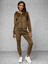 Спортивний костюм жіночий світло-kоричневий OZONEE JS/8C1176/162Z