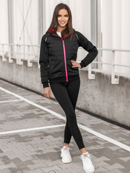 Куртка жіноча Чорна OZONEE JS/KSW4009Z