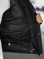 Kurtka zimowa męska czarna OZONEE JS/91M9906/392